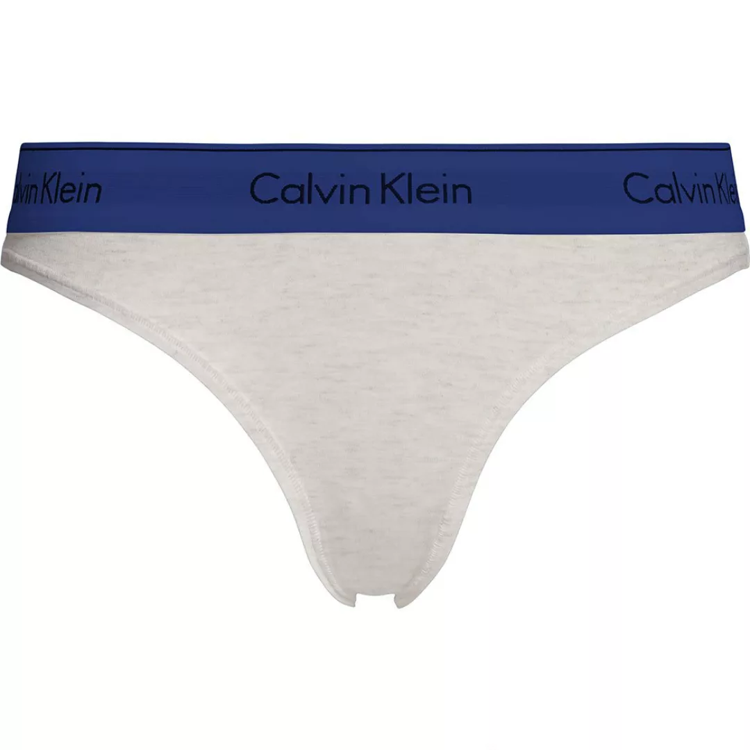 Calvin Klein – Modern Cotton – Slip in Bikiniform in gebrochenem Weiß und B günstig online kaufen