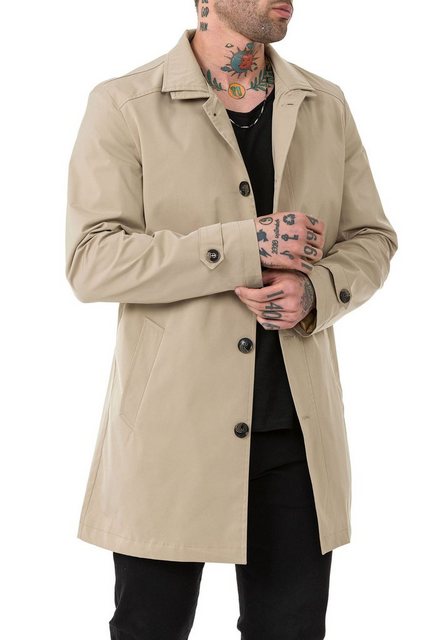 RedBridge Trenchcoat eleganter Kurzmantel Premium Qualität günstig online kaufen