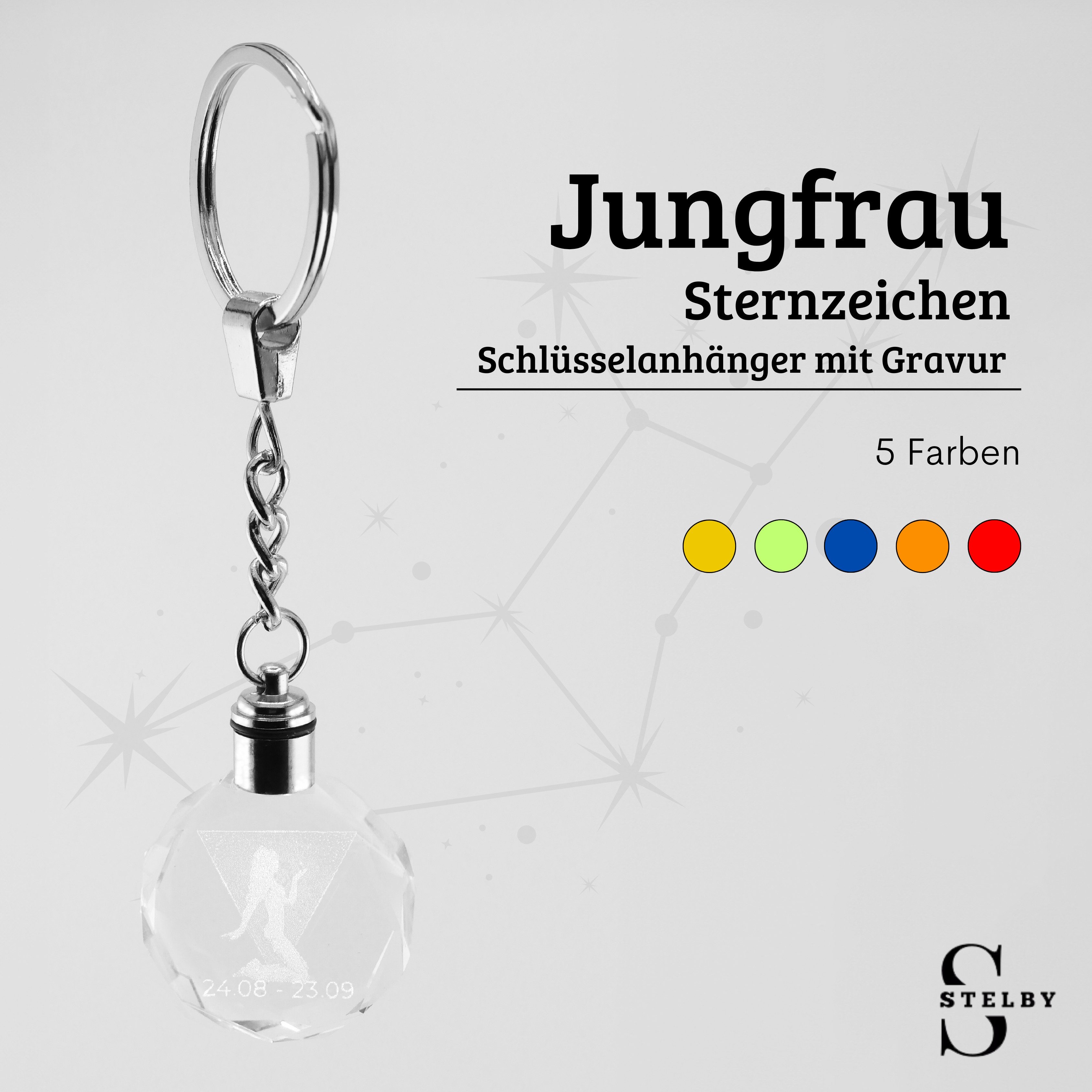 Stelby Schlüsselanhänger mit Gravur Sternzeichen Schlüsselanhänger günstig online kaufen