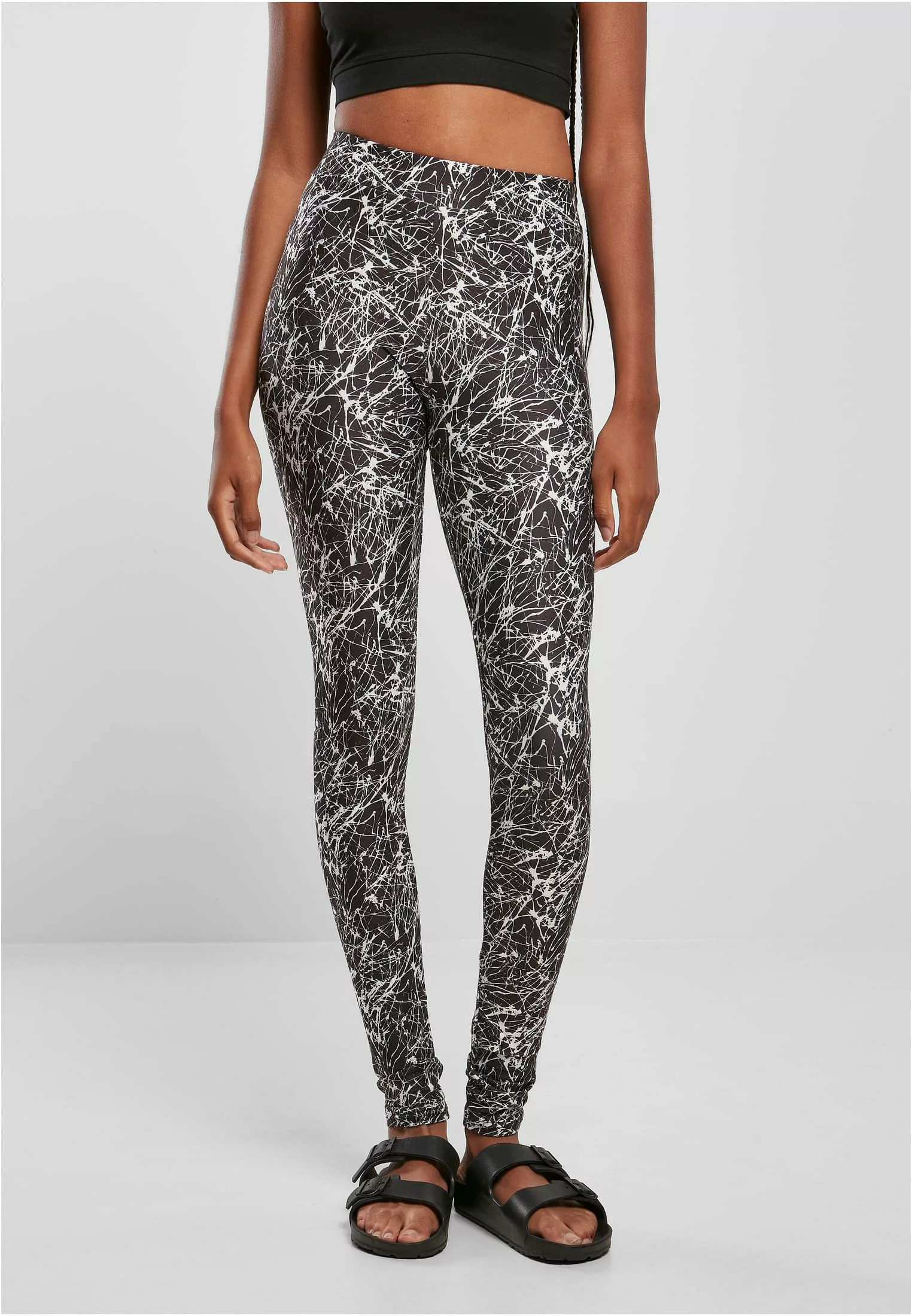 URBAN CLASSICS Leggings "Urban Classics Damen Ladies Soft AOP Leggings", (1 günstig online kaufen