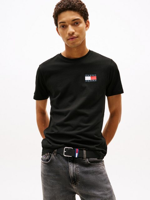 Tommy Jeans T-Shirt TJM SLIM ESSENTIAL FLAG TEE EXT günstig online kaufen