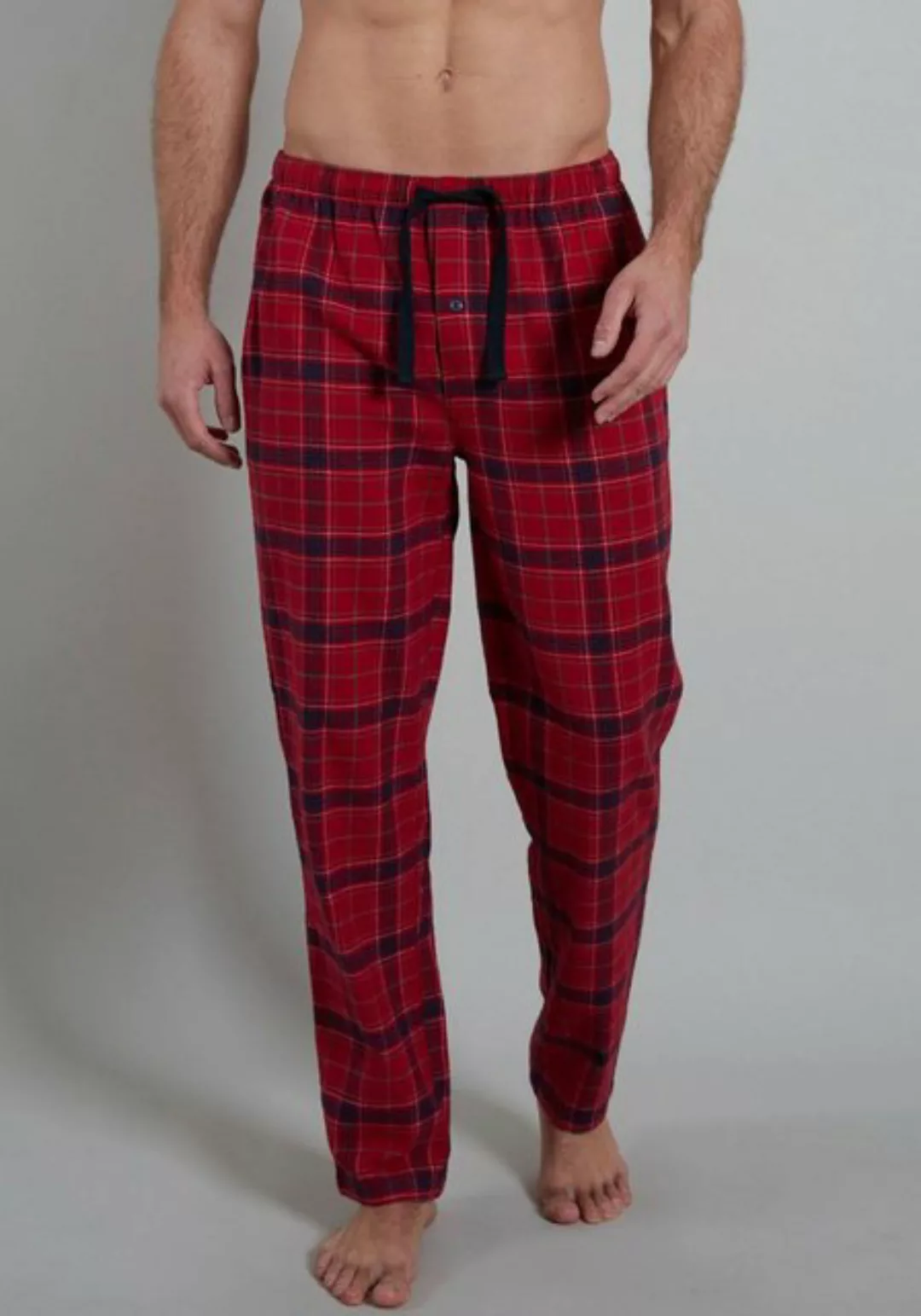 TOM TAILOR Pyjamahose mit klassischem Karo-Design günstig online kaufen