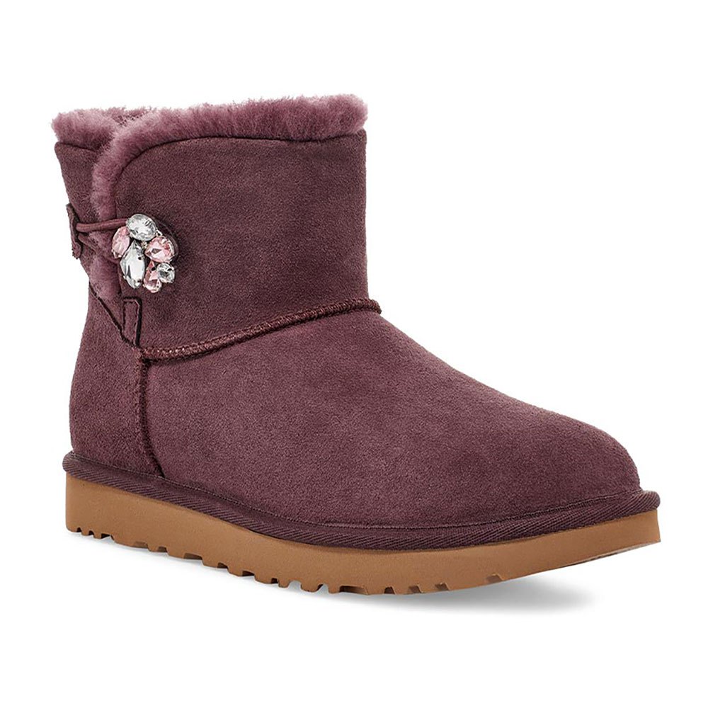 Ugg Mini Bailey Button Gem Stiefel EU 36 Wine Tasting günstig online kaufen