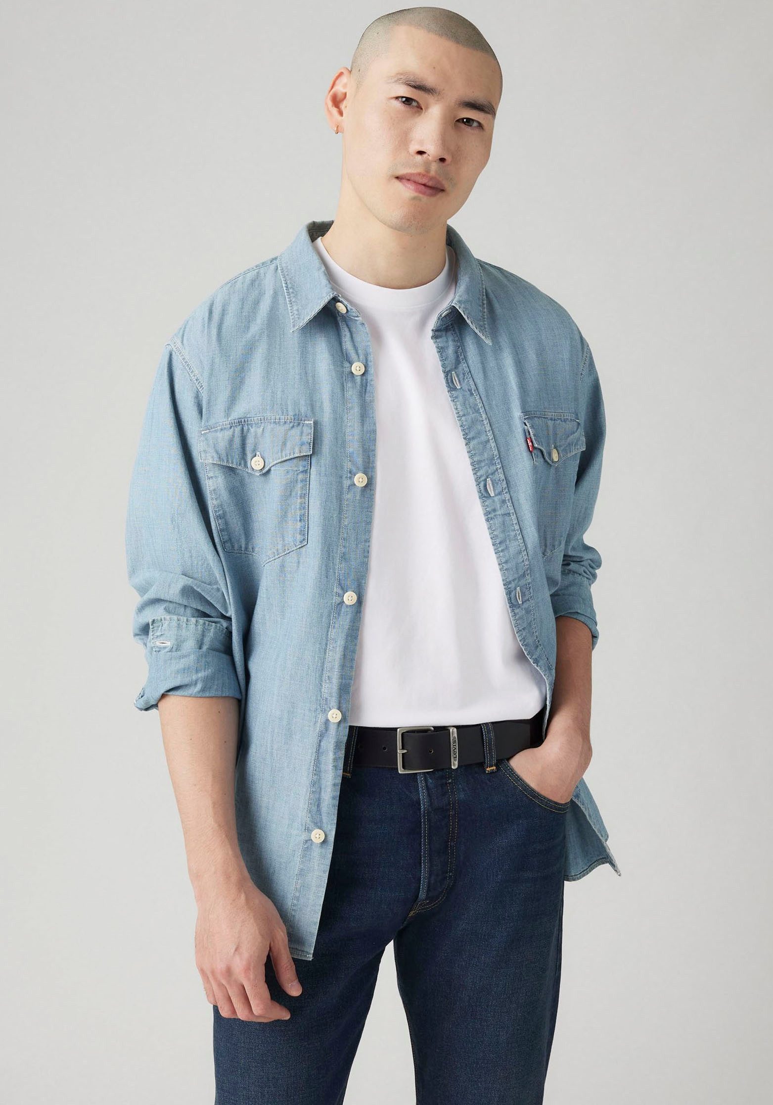 Levi's® Ledergürtel FLAT KEEPER BELT mit günstig online kaufen