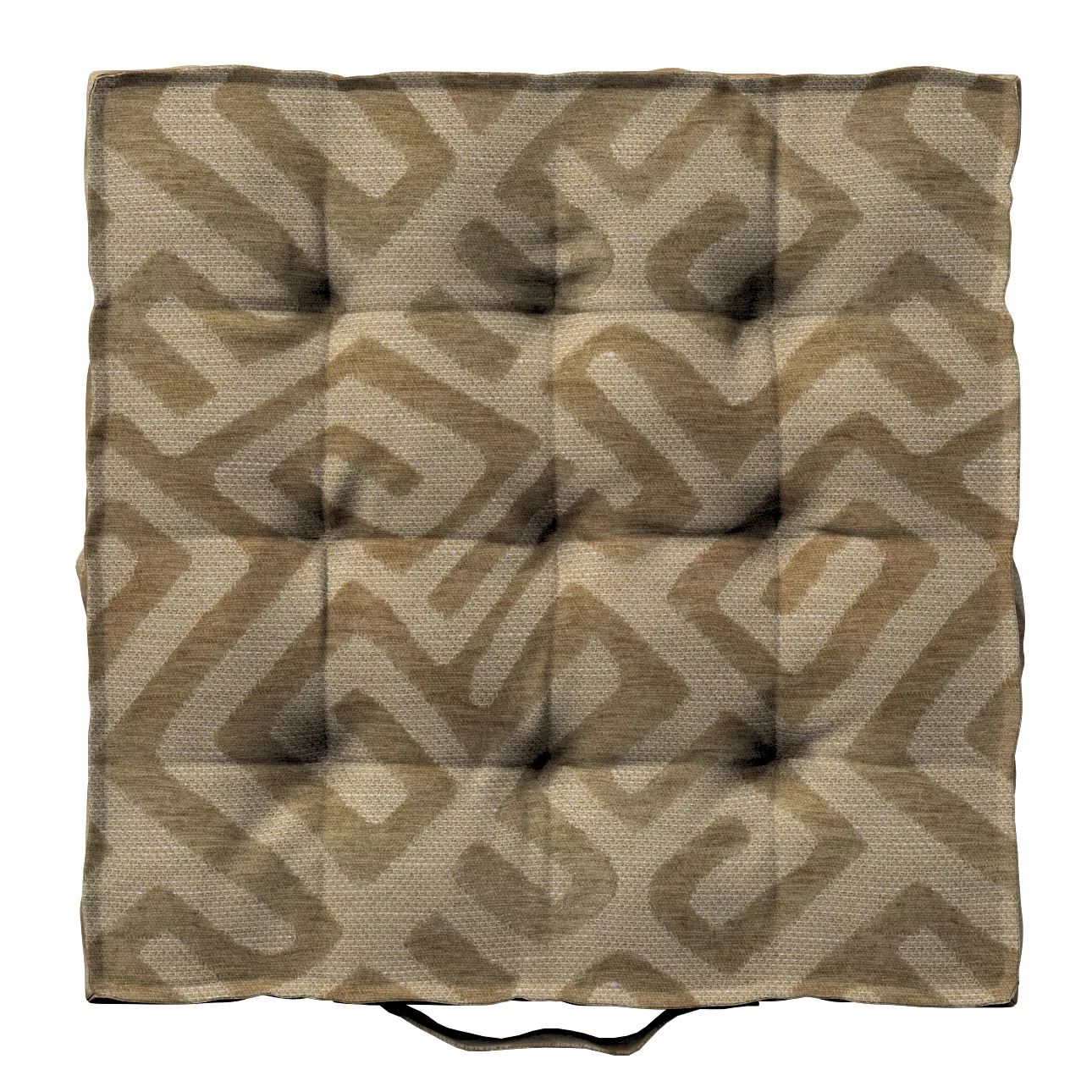 Sitzkissen Jacob mit Handgriff, mocca, 50 x 50 x 10 cm, Cosy Home (144-80) günstig online kaufen