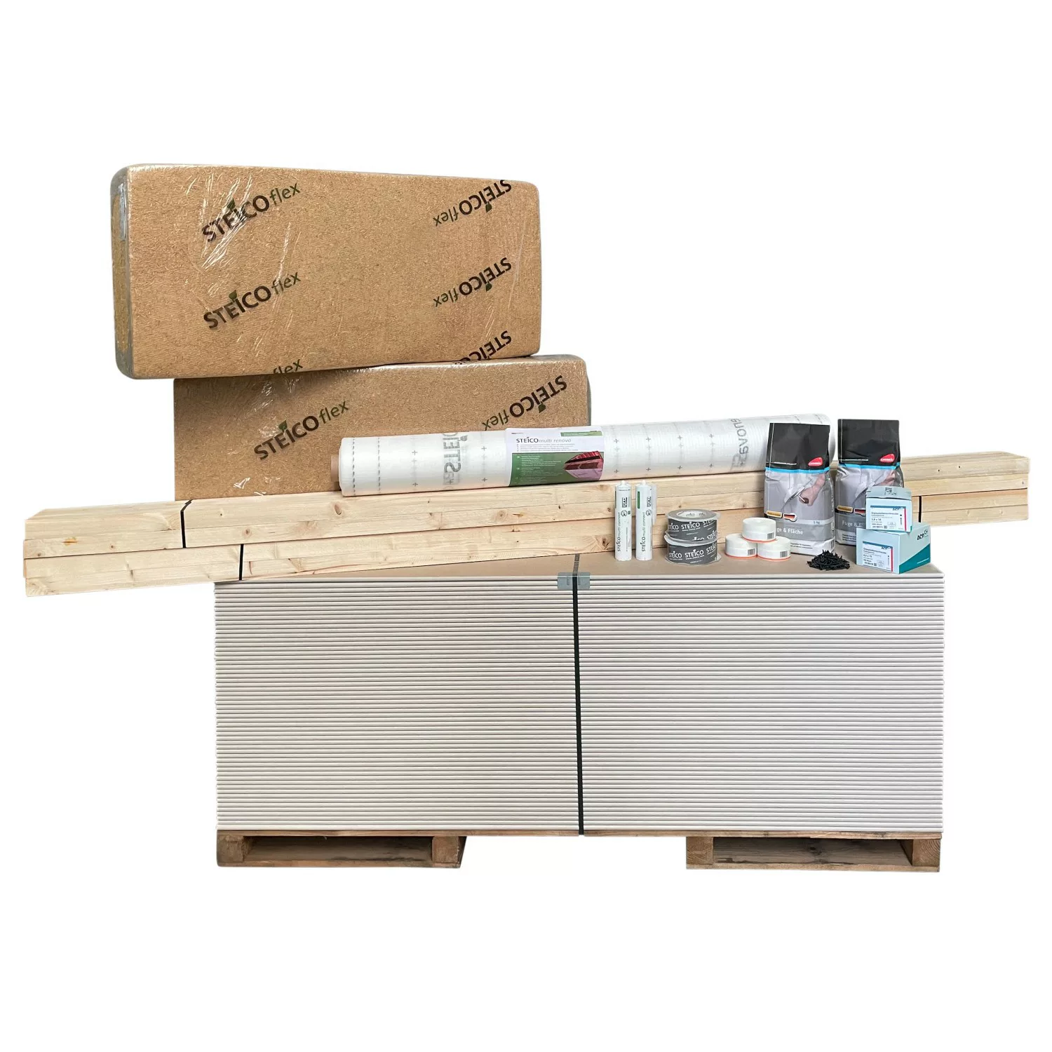 Steico Dachausbau-Komplettpaket Holzfaser 100 mm günstig online kaufen