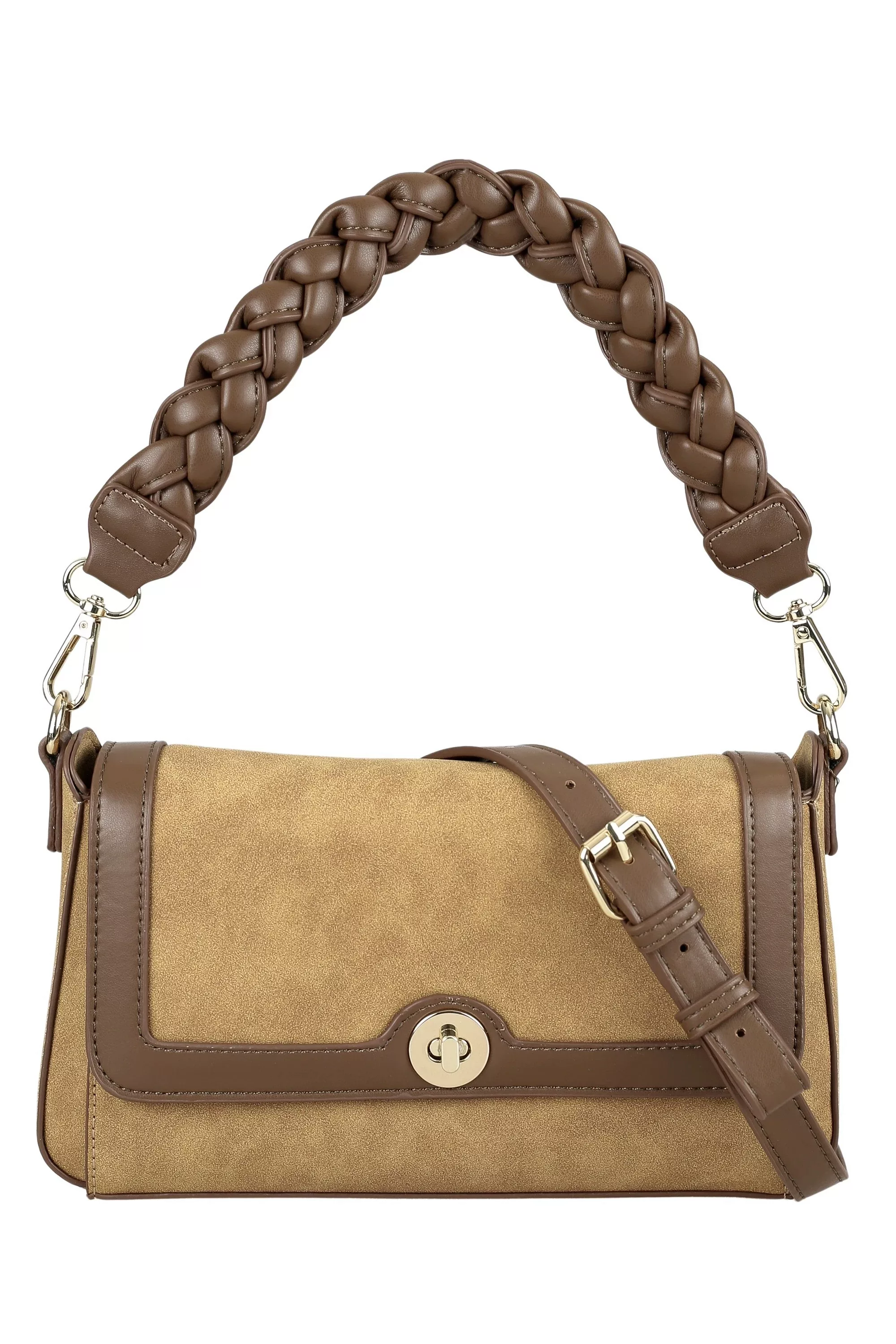 COLLEZIONE ALESSANDRO Schultertasche "Brown", mit Flechtung günstig online kaufen