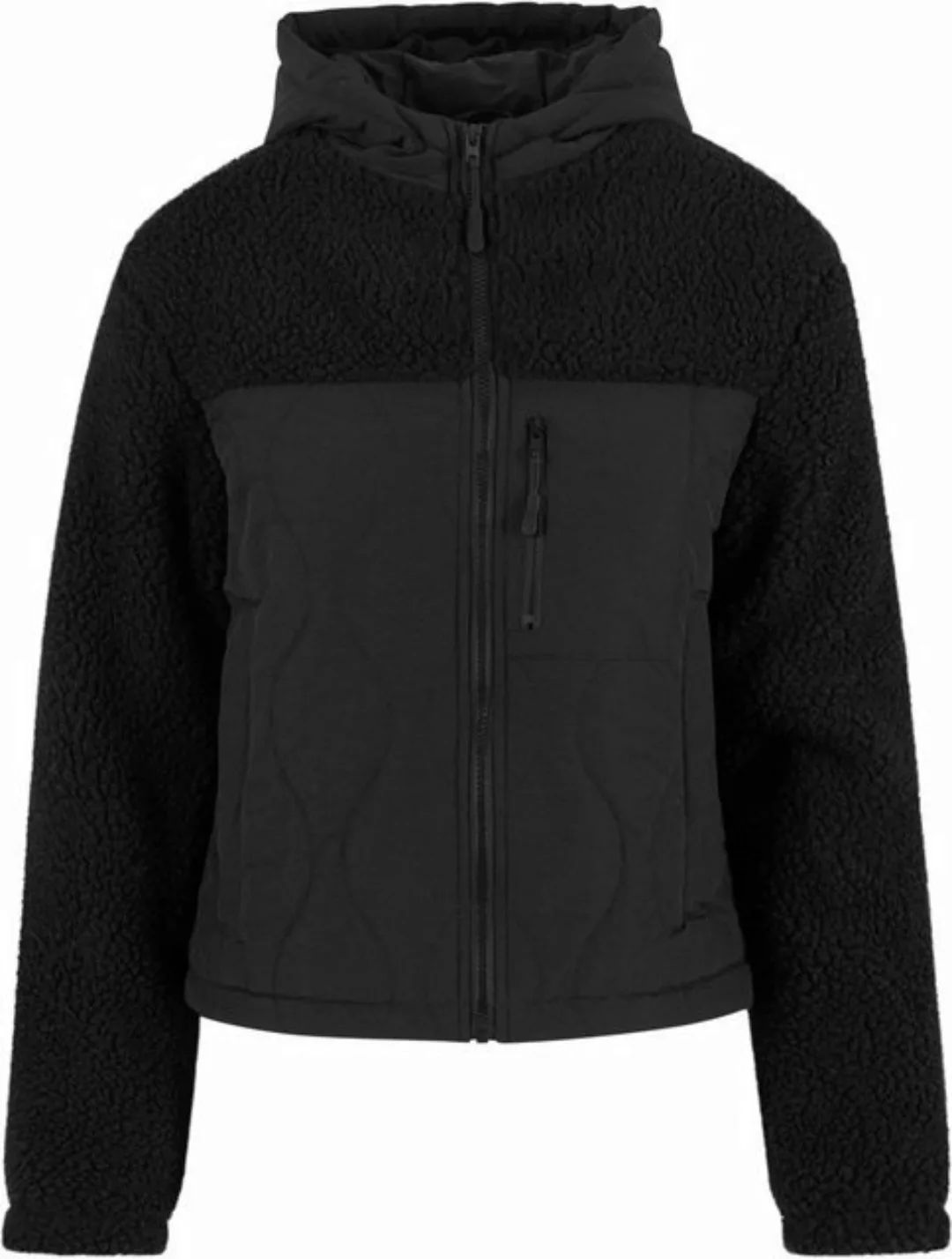 URBAN CLASSICS Kurzjacke Ladies Sherpa Crinkle Nylon Mix Jacket günstig online kaufen