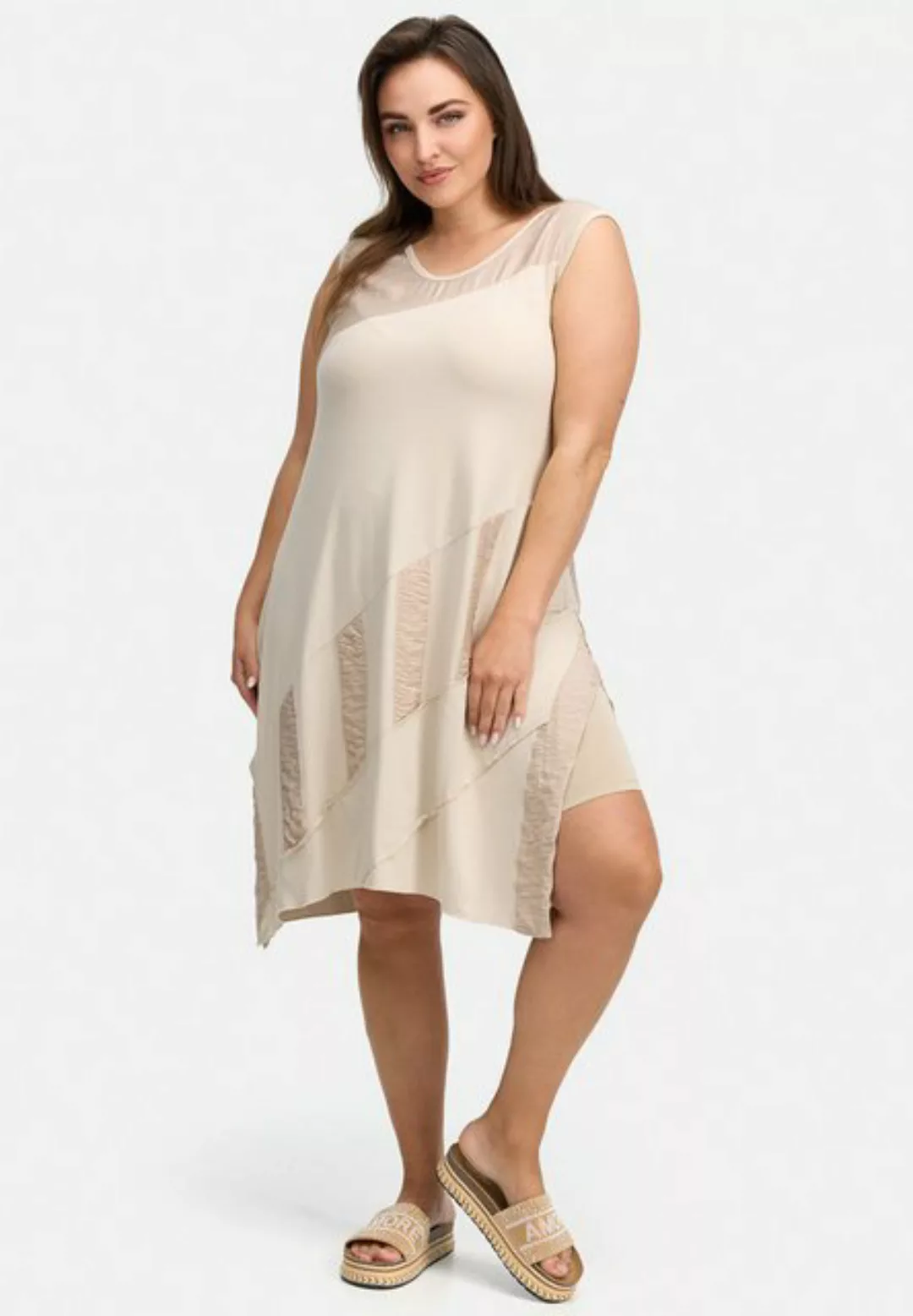 Kekoo A-Linien-Kleid Kleid ohne Ärmel aus luftig leichtem Viskosestretch 'M günstig online kaufen
