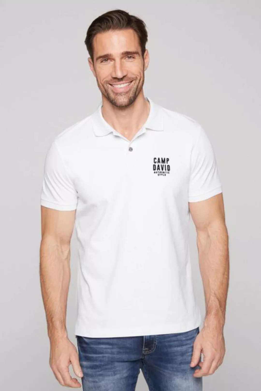 CAMP DAVID Poloshirt mit Elasthan-Anteil günstig online kaufen