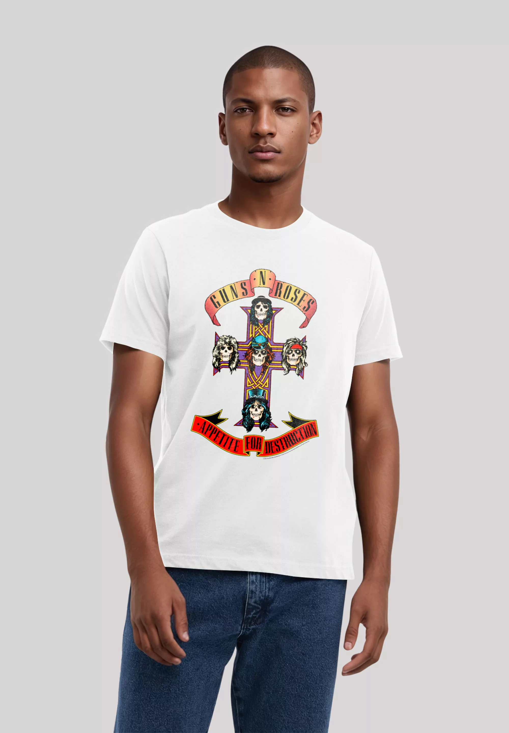 F4NT4STIC T-Shirt "Guns n Roses Appetite For Destruction", Premium Qualität günstig online kaufen