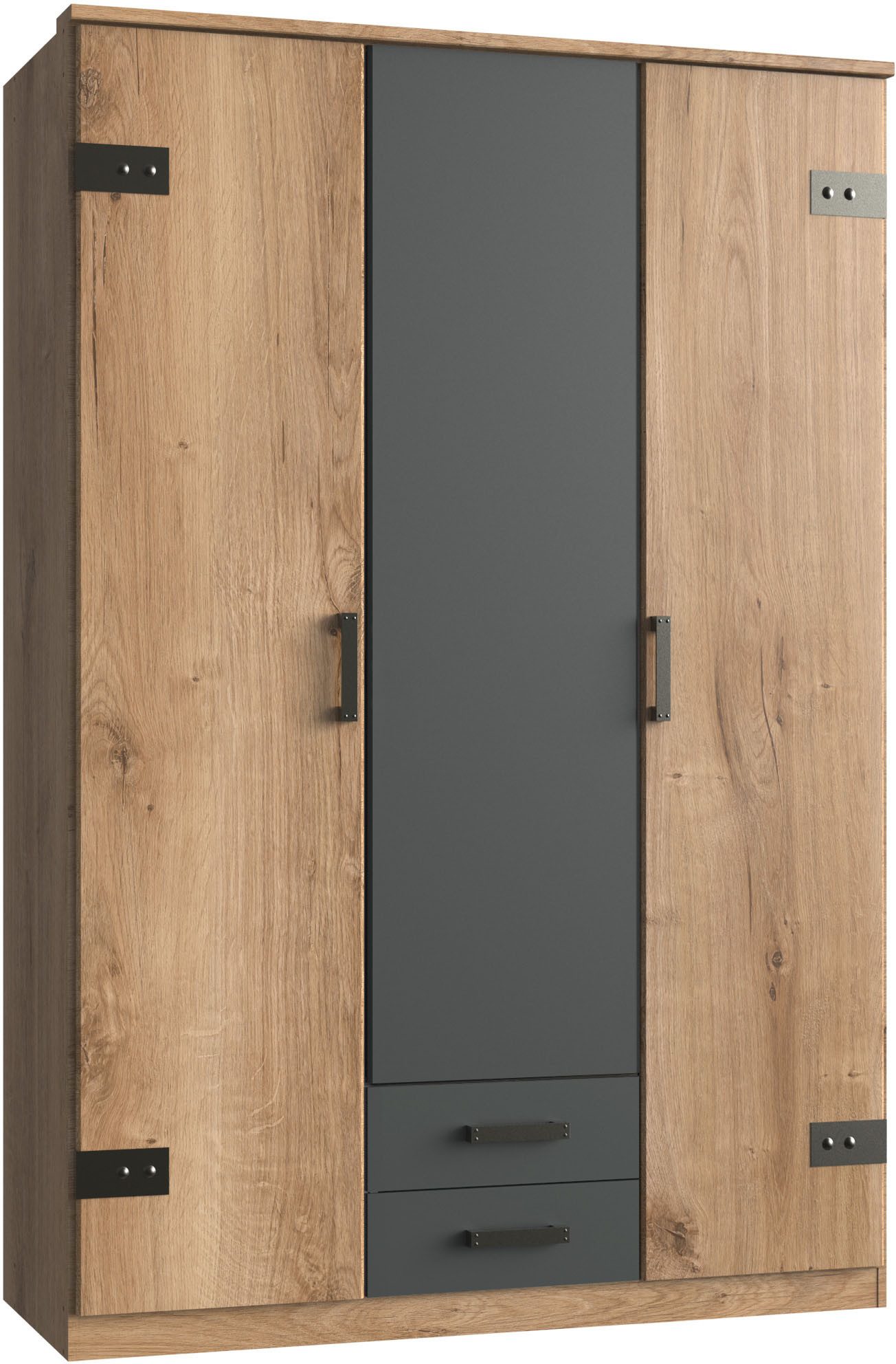 Wimex Kleiderschrank "Cork, mit oder ohne Spiegel, rustikaler Look im Indus günstig online kaufen