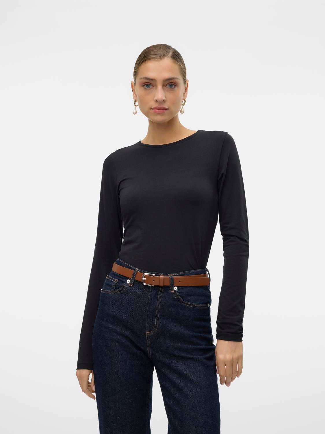 Vero Moda Langarmshirt VMLULU LS O-NECK günstig online kaufen