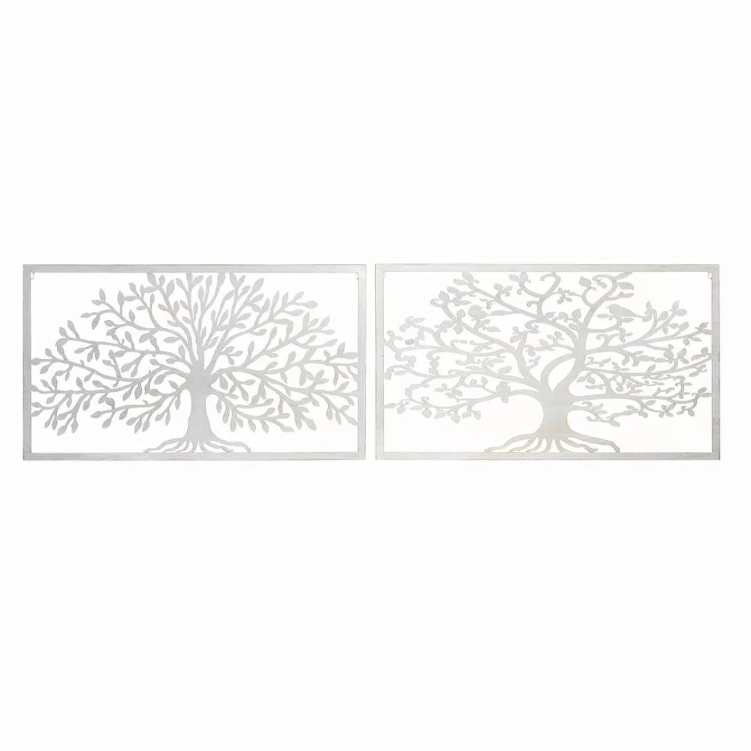 Wanddekoration Dkd Home Decor Metall Baum (2 Pcs) (84.5 X 1 X 49 Cm) günstig online kaufen