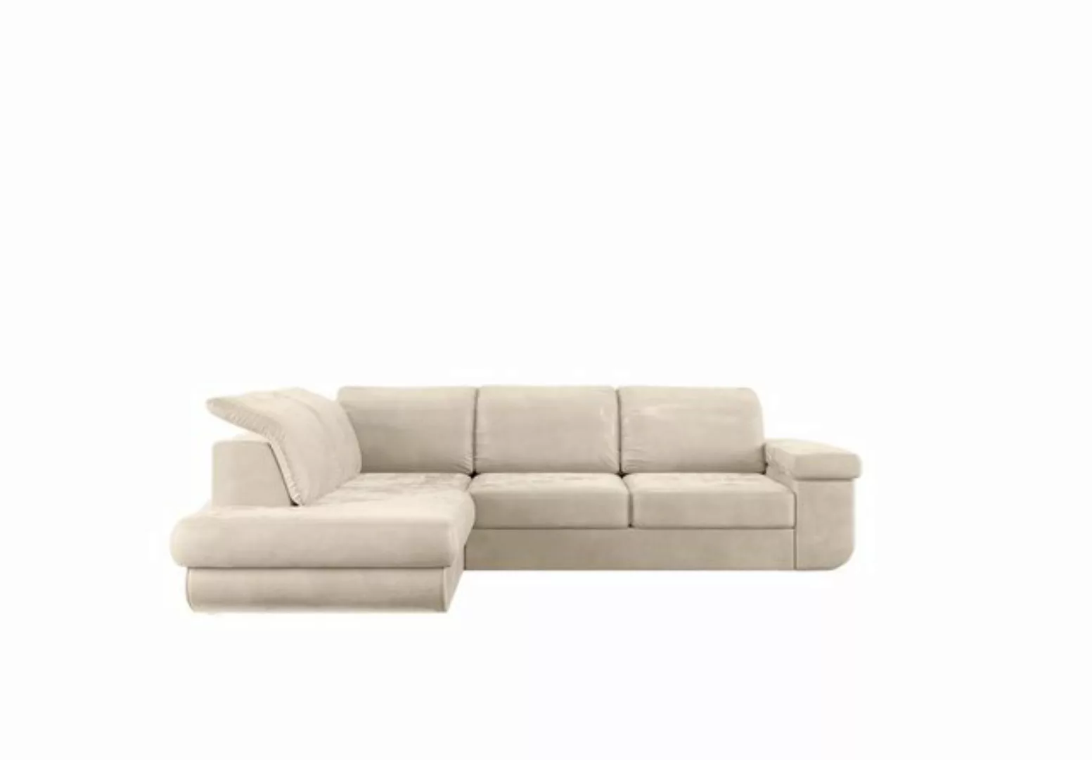 AN-MOEBEL4U Ecksofa Livia Schlafsofa, Bettsofa, Bettkasten, mit Relaxfunkti günstig online kaufen