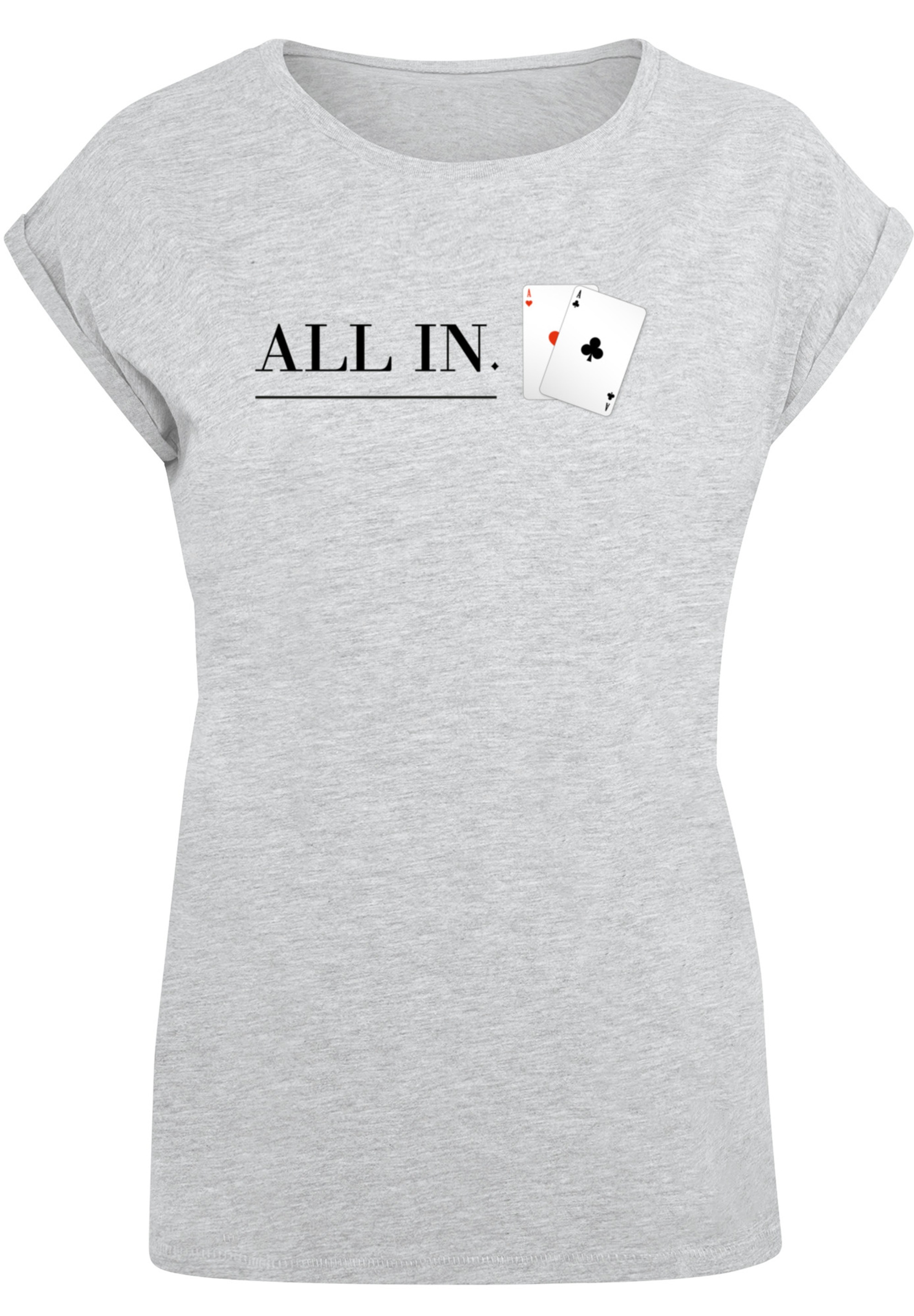 F4NT4STIC T-Shirt "Poker All In Karten", Print günstig online kaufen