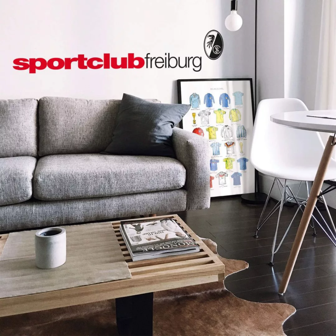 Wall-Art Wandtattoo "Fußball SC Freiburg Sportclub", (1 St.), selbstklebend günstig online kaufen
