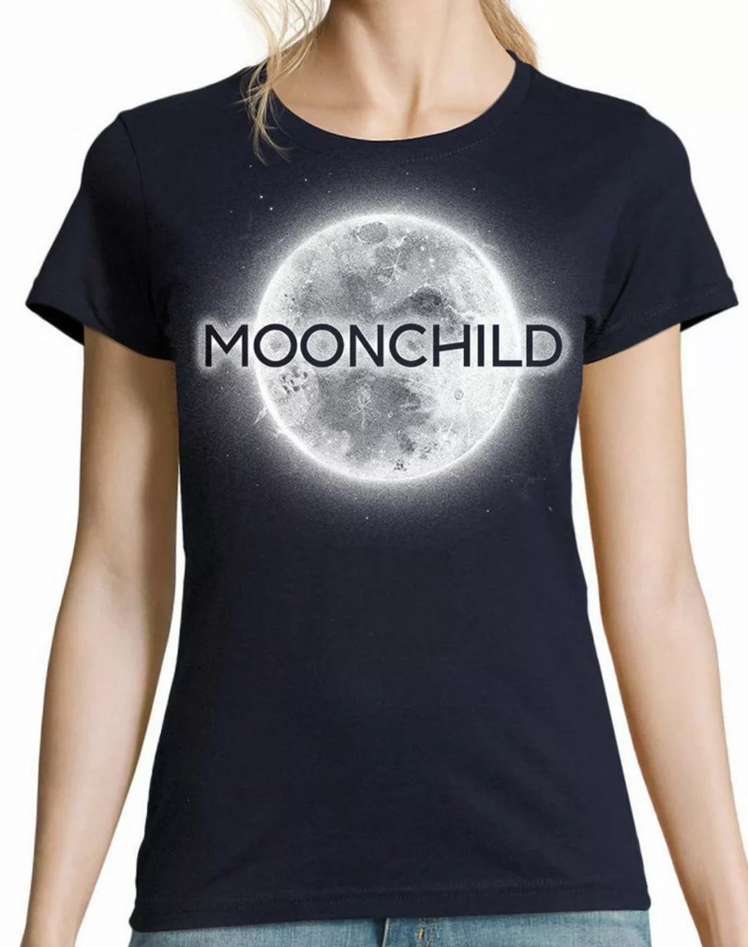 Youth Designz Print-Shirt Moonchild Damen T-Shirt mit lustigen Logo für Dam günstig online kaufen