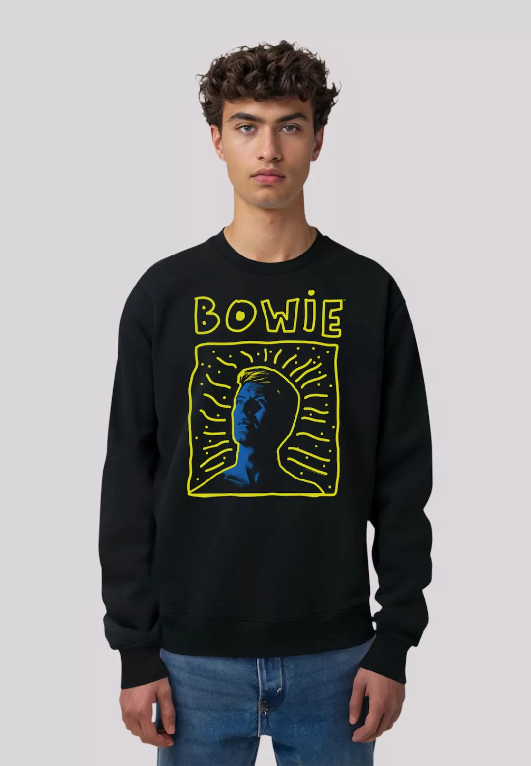 F4NT4STIC Sweatshirt "David Bowie 90s Frame", Premium Qualität günstig online kaufen