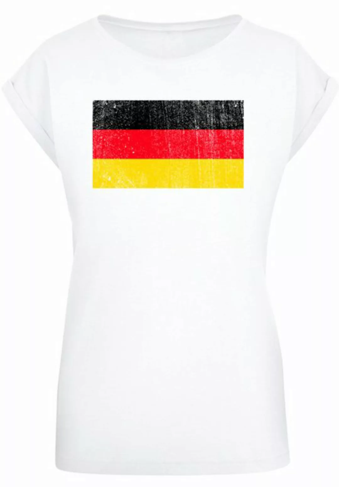 F4NT4STIC T-Shirt Germany Deutschland Flagge distressed Print günstig online kaufen