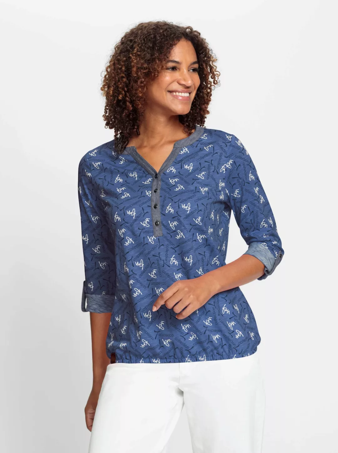 Casual Looks Langarmshirt "Shirt", (1 tlg.) günstig online kaufen