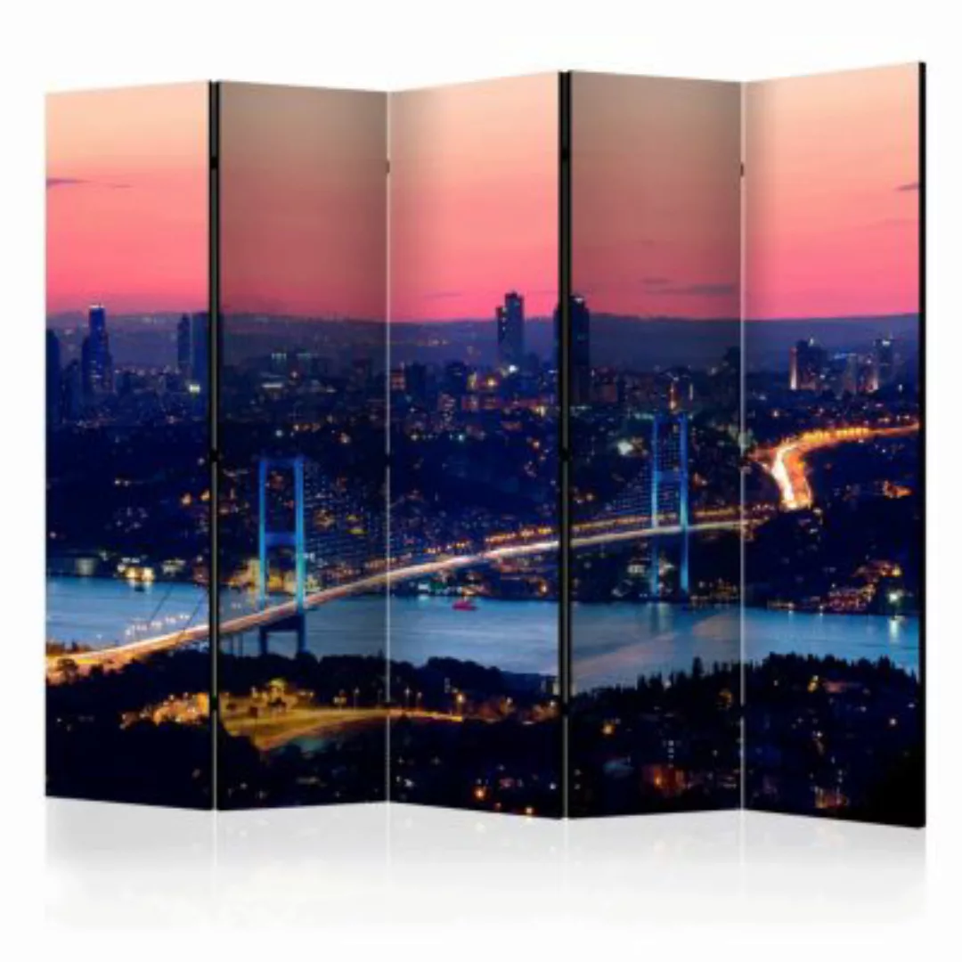 artgeist Paravent Bosphorus Bridge II [Room Dividers] mehrfarbig Gr. 225 x günstig online kaufen