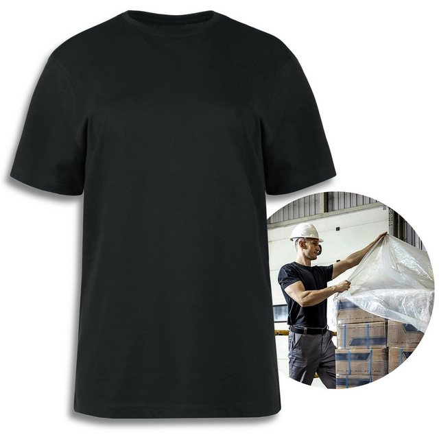 Sarcia.eu T-Shirt VILS Graphitfarbenes Unisex-T-Shirt aus Baumwolle, M günstig online kaufen