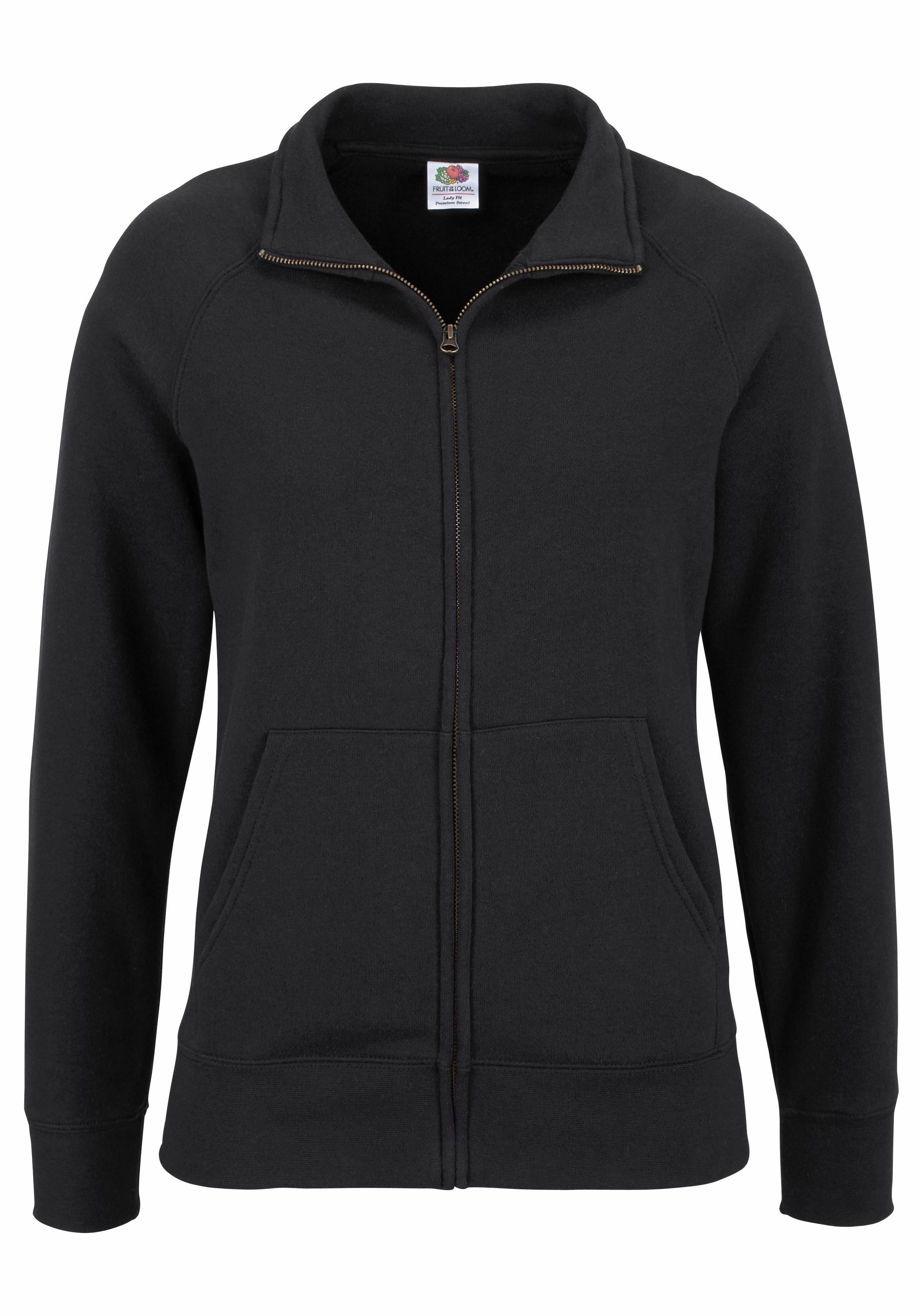 Fruit of the Loom Sweatshirt Lady-Fit Premium Sweat Jacket günstig online kaufen