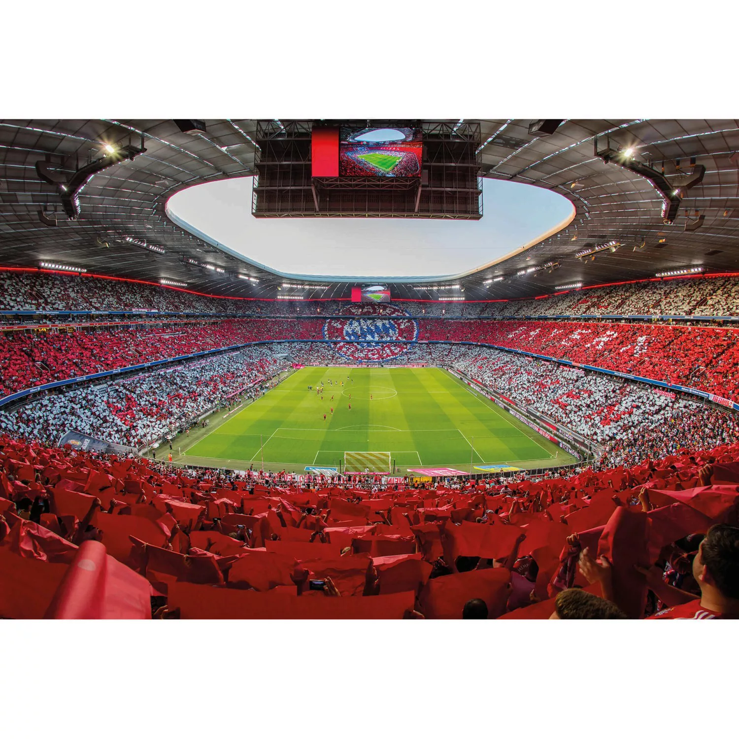 Erfurt Fototapete Vlies FC Bayern Choreo 384 cm x 260 cm günstig online kaufen