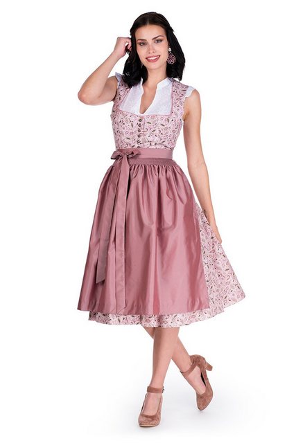 Berwin & Wolff Dirndl Midi Dirndl 2tlg. - PASQUALA - rosa günstig online kaufen