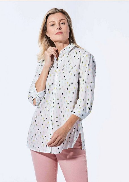 GOLDNER Klassische Bluse Kurzgröße: Bluse mit Hemdkragen günstig online kaufen