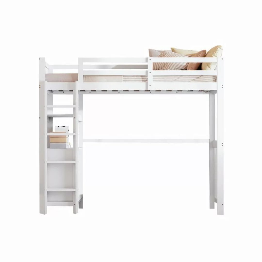 REDOM Kinderbett Einzelbett Holzbett Hochbett Stauraumbett Funktionsbett (m günstig online kaufen