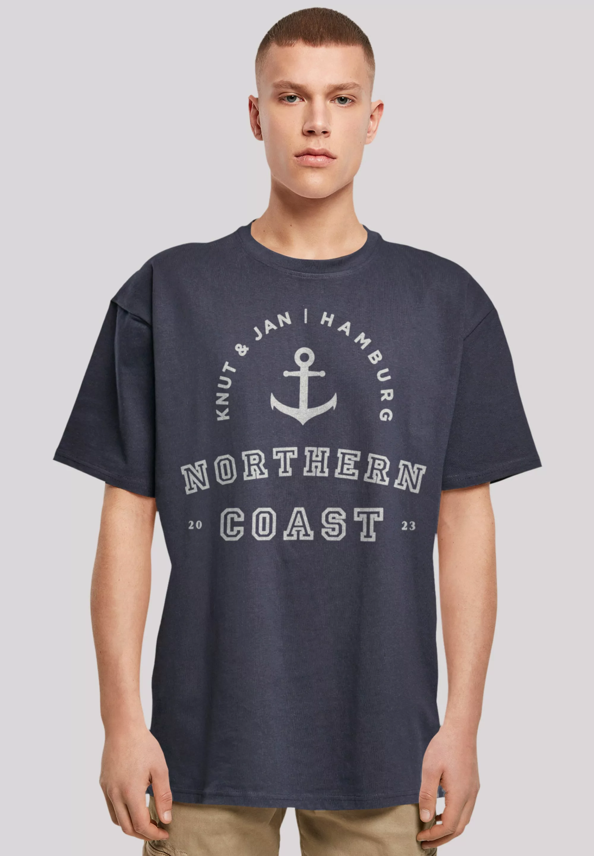 F4NT4STIC T-Shirt "Northern Coast Nordsee Knut & Jan Hamburg", Print günstig online kaufen