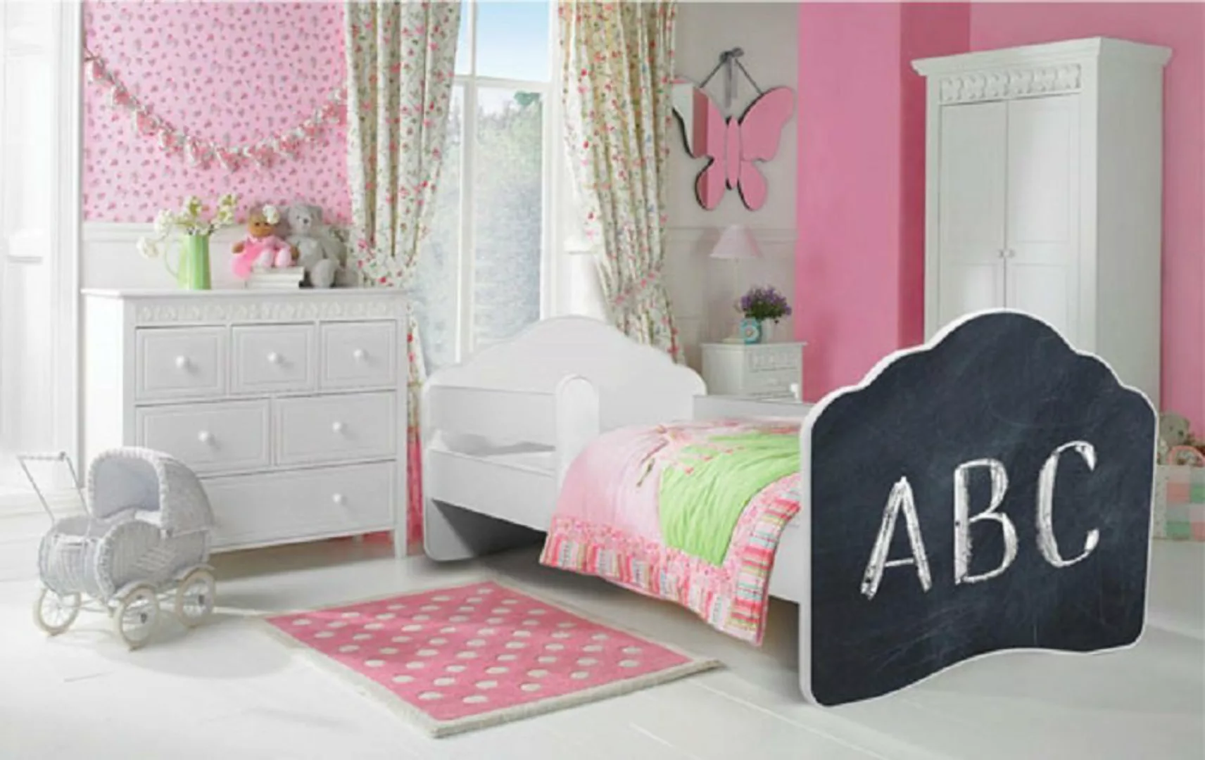 Feldmann-Wohnen Kinderbett CASIMO (Liegefläche: 80 x 160 cm, mit Rausfallsc günstig online kaufen