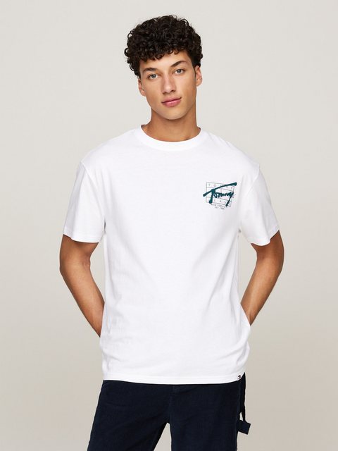 Tommy Jeans T-Shirt TJM REG SPRAY TEE SS EXT mit großem Rückenprint günstig online kaufen