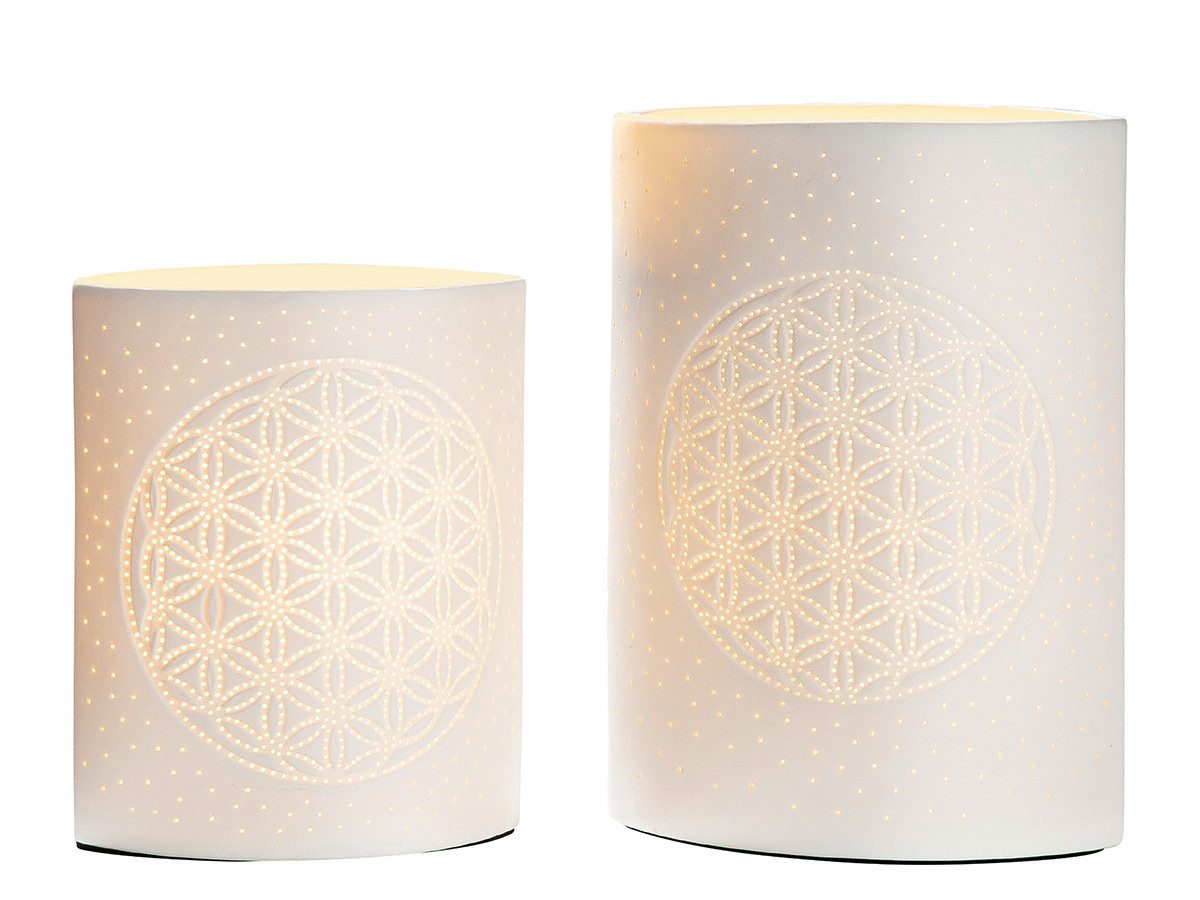 GILDE Tischleuchte GILDE Lampe Lebensblume - günstig online kaufen