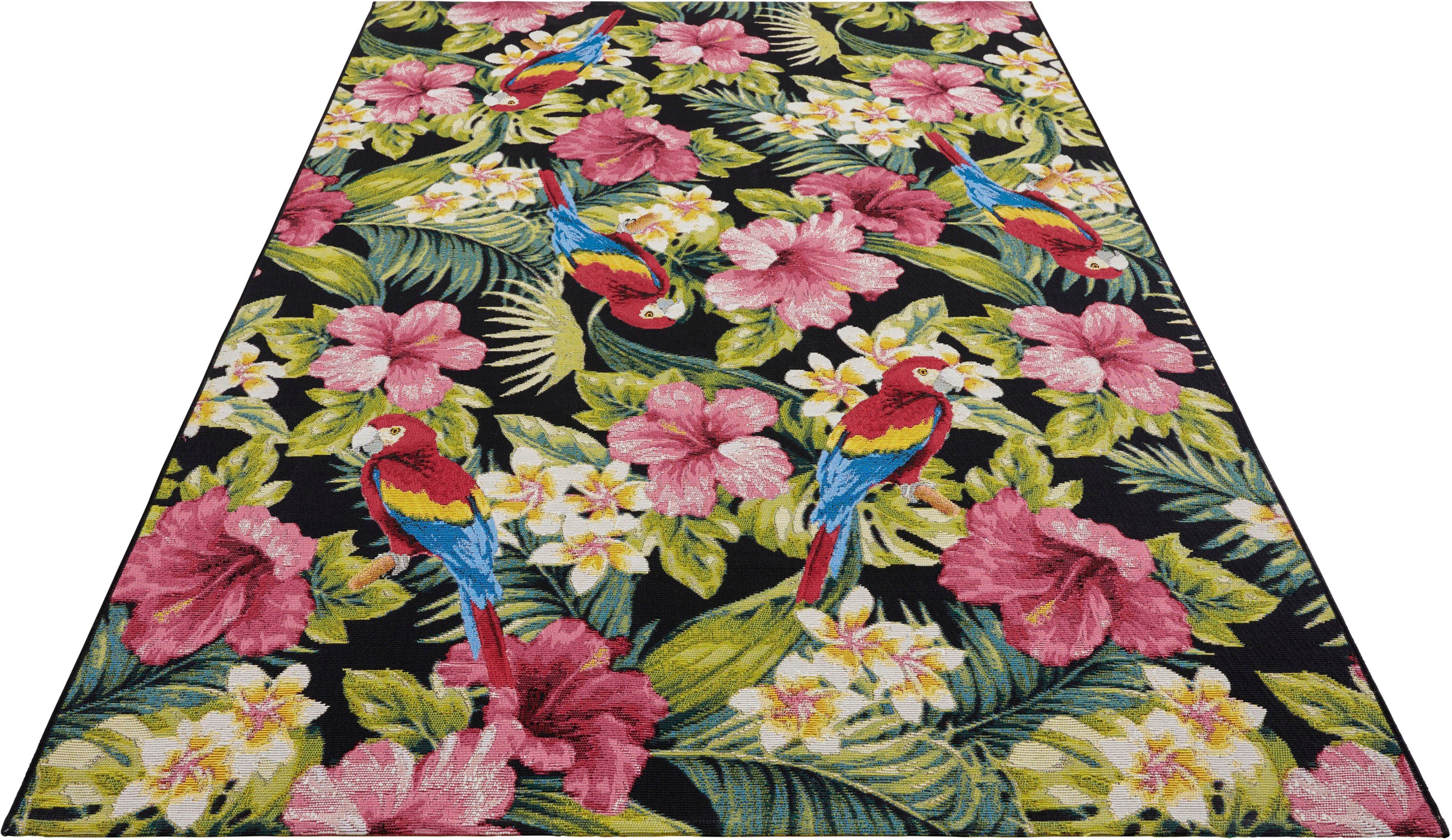 HANSE Home Outdoorteppich »Tropical Feeling«, rechteckig, 3 mm Höhe, In-& O günstig online kaufen