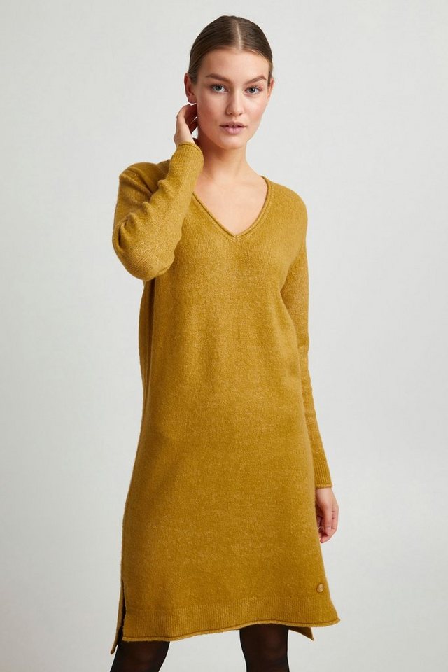 OXMO Strickkleid OXIda Feinstrickkleid mit V-Ausschnitt günstig online kaufen