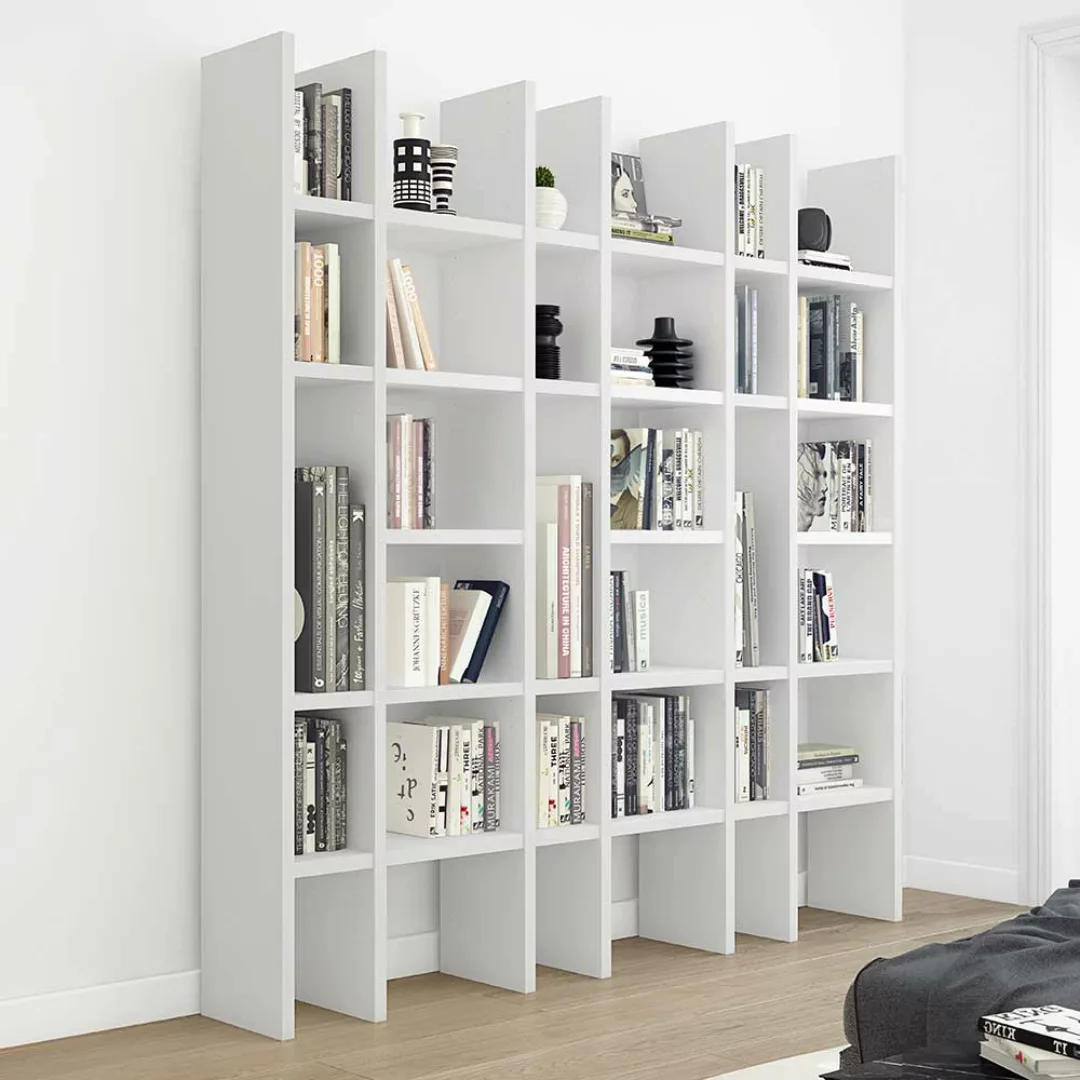 Regalwand Wohnzimmer Made in Germany 33 offene Fächer günstig online kaufen