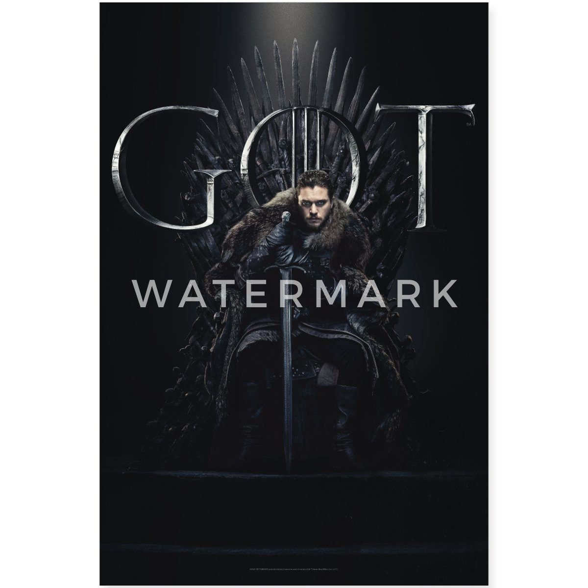 Spreadshirt Poster Game Of Thrones Jon günstig online kaufen