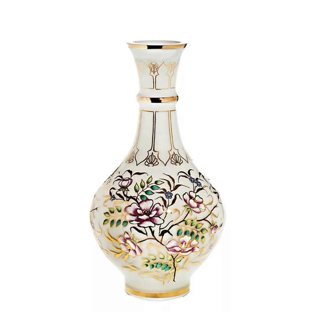 Vase White Queen 35 cm, Multicolor, aus Glas günstig online kaufen
