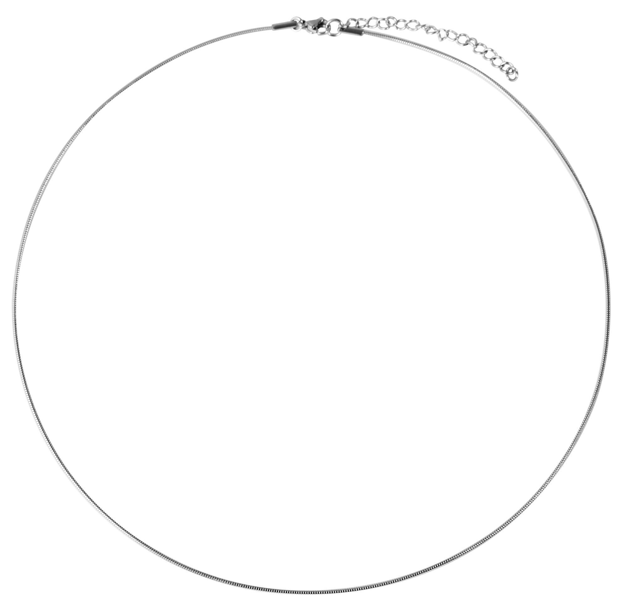 AKZENT Edelstahlkette Suri Edelstahl Halsreif, silberfarben, günstig online kaufen