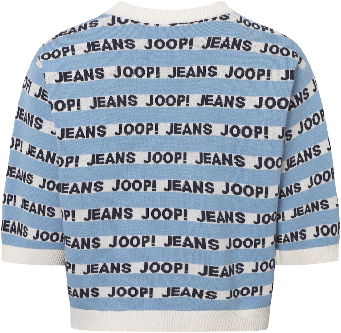 Joop Jeans Strickpullover "Kolinda", mit All-Over-Print günstig online kaufen