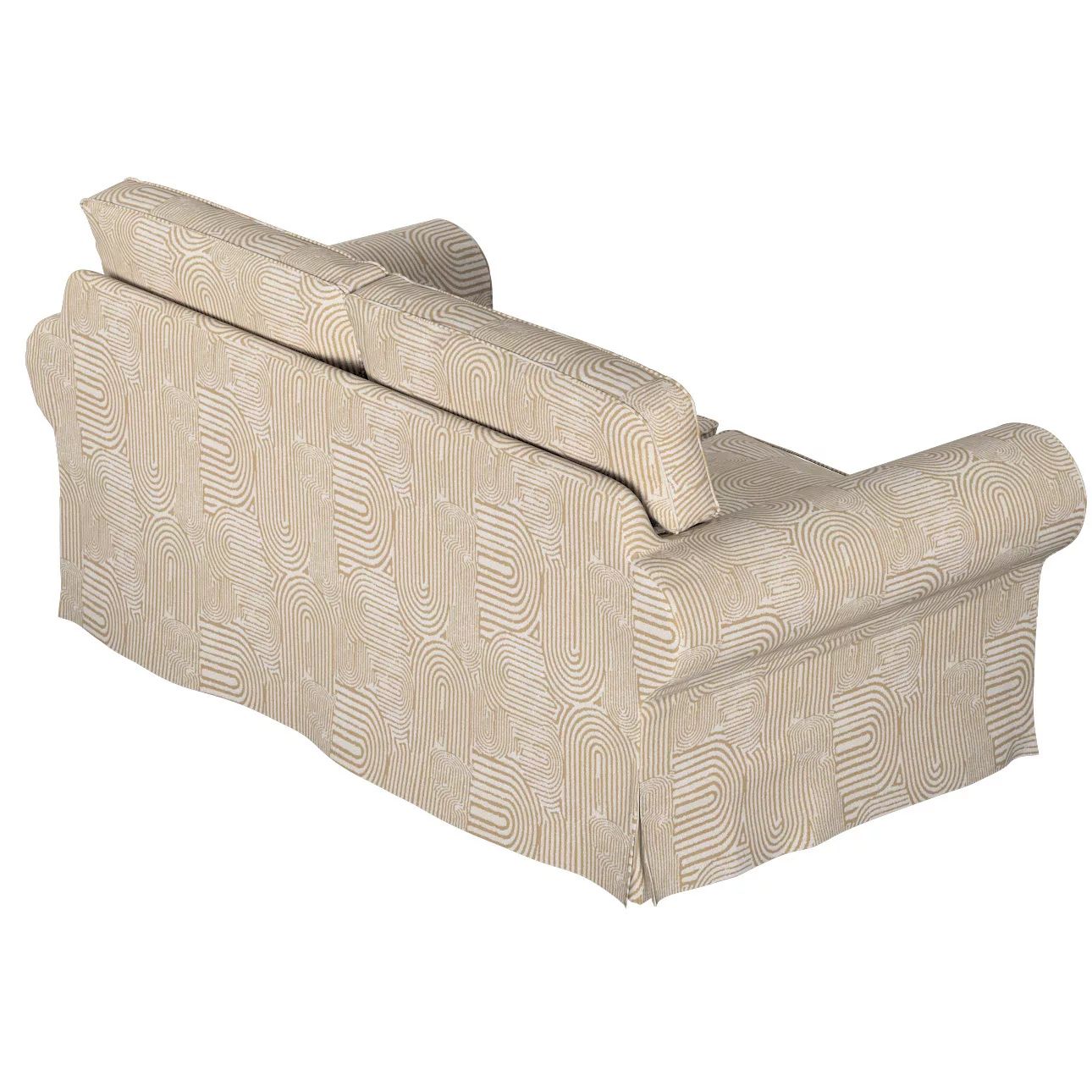 Bezug für Ektorp 2-Sitzer Schlafsofa NEUES Modell, beige-ecru, Sofabezug fü günstig online kaufen