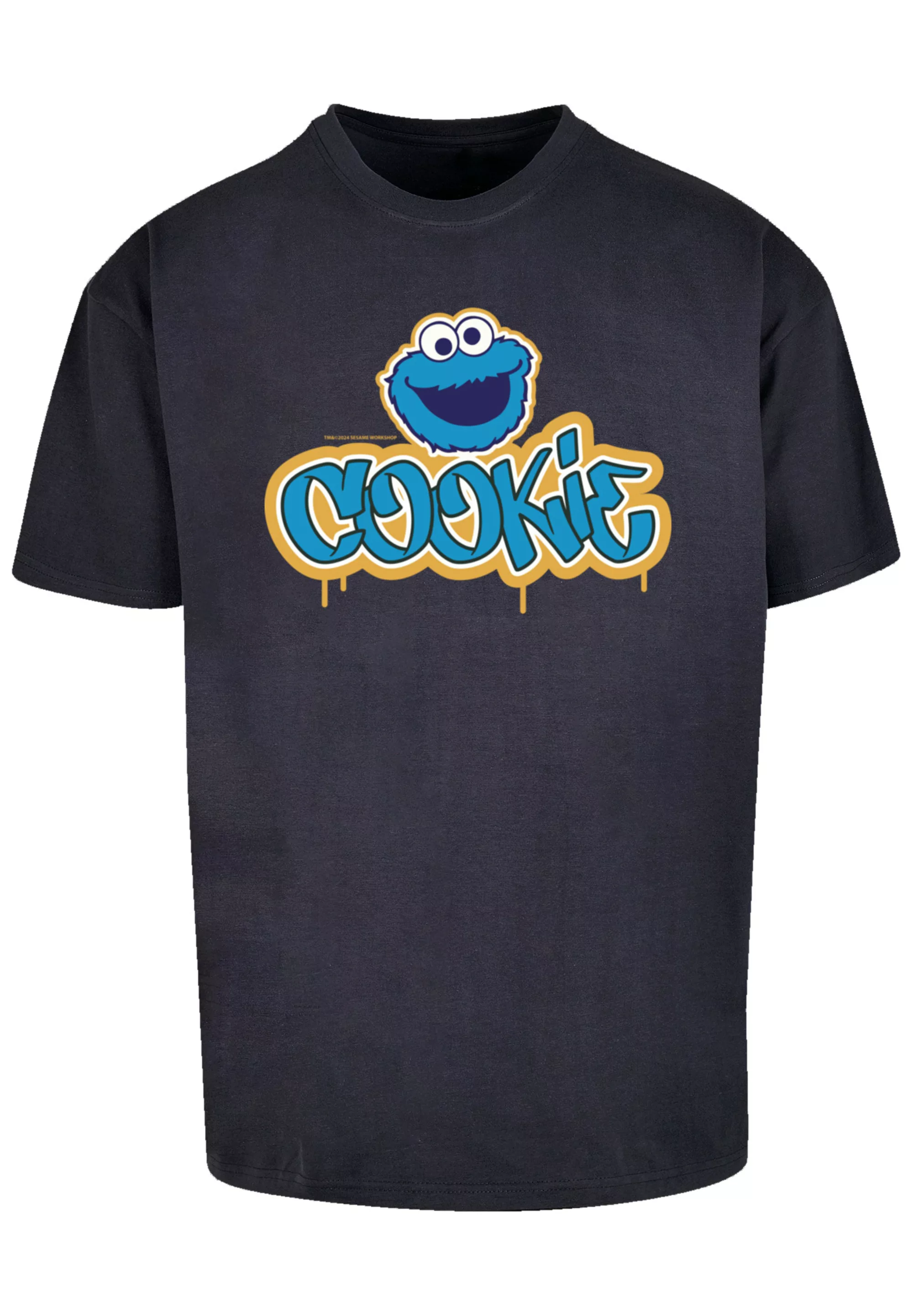 F4NT4STIC T-Shirt "Sesamstraße Cookie Graffiti Logo", Premium Qualität günstig online kaufen