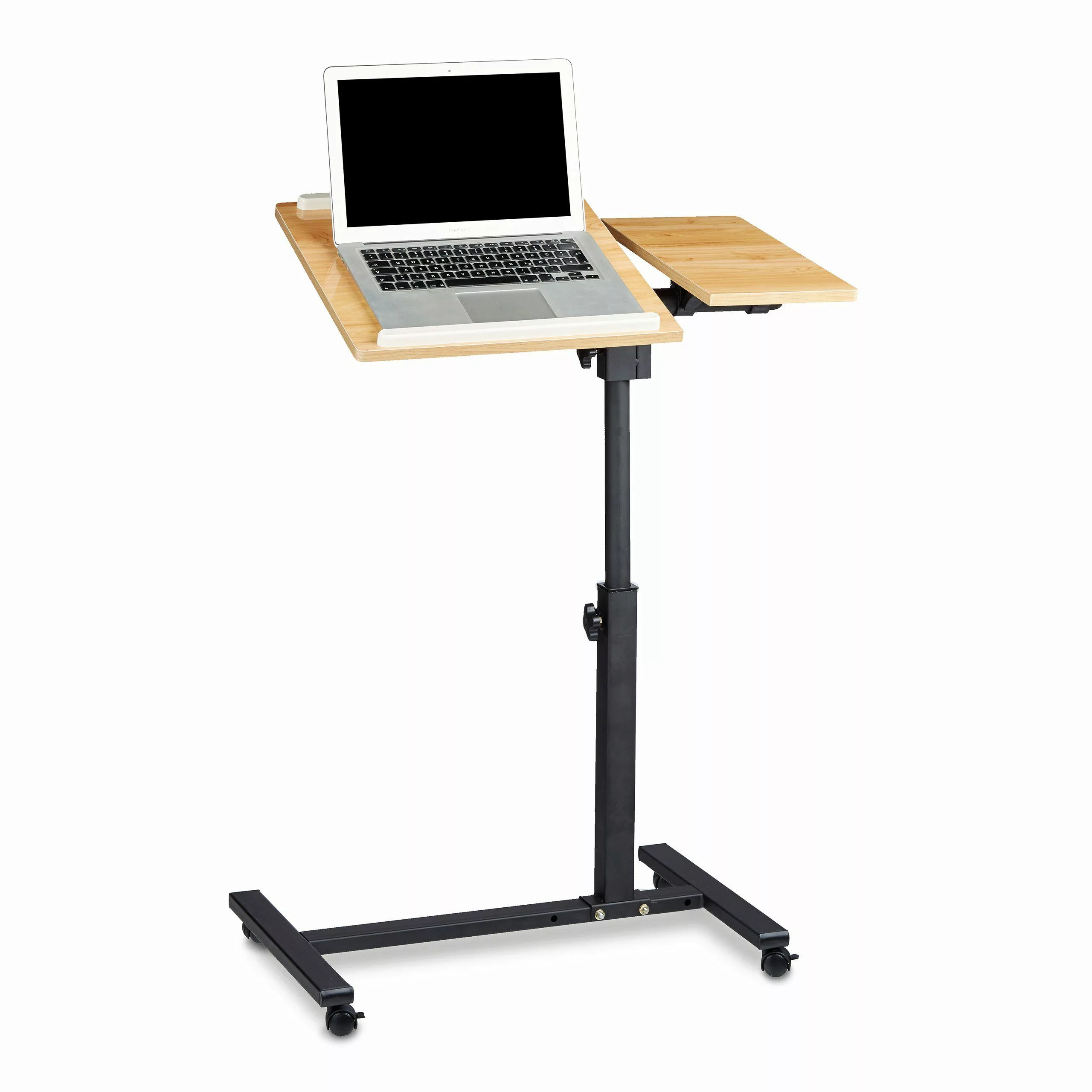 relaxdays Laptoptisch mit verstellbarem Mauspad, Gelb günstig online kaufen