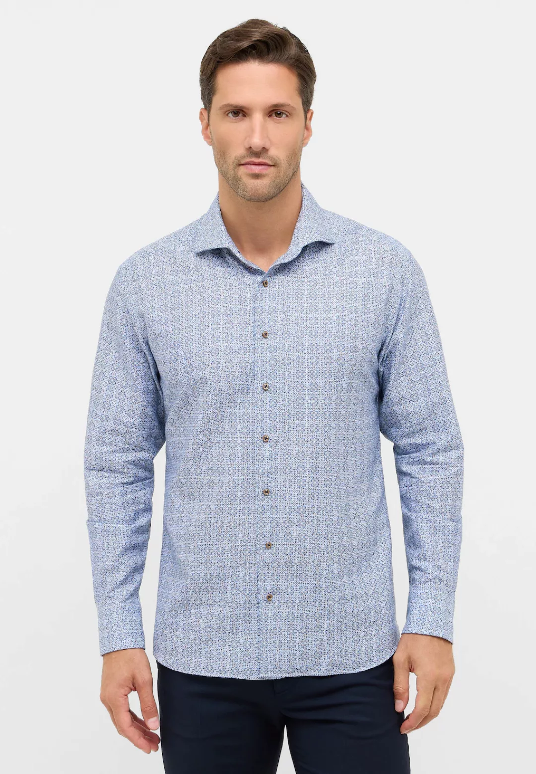 Eterna Langarmhemd "MODERN FIT", EASY IRON (bügelleicht) günstig online kaufen