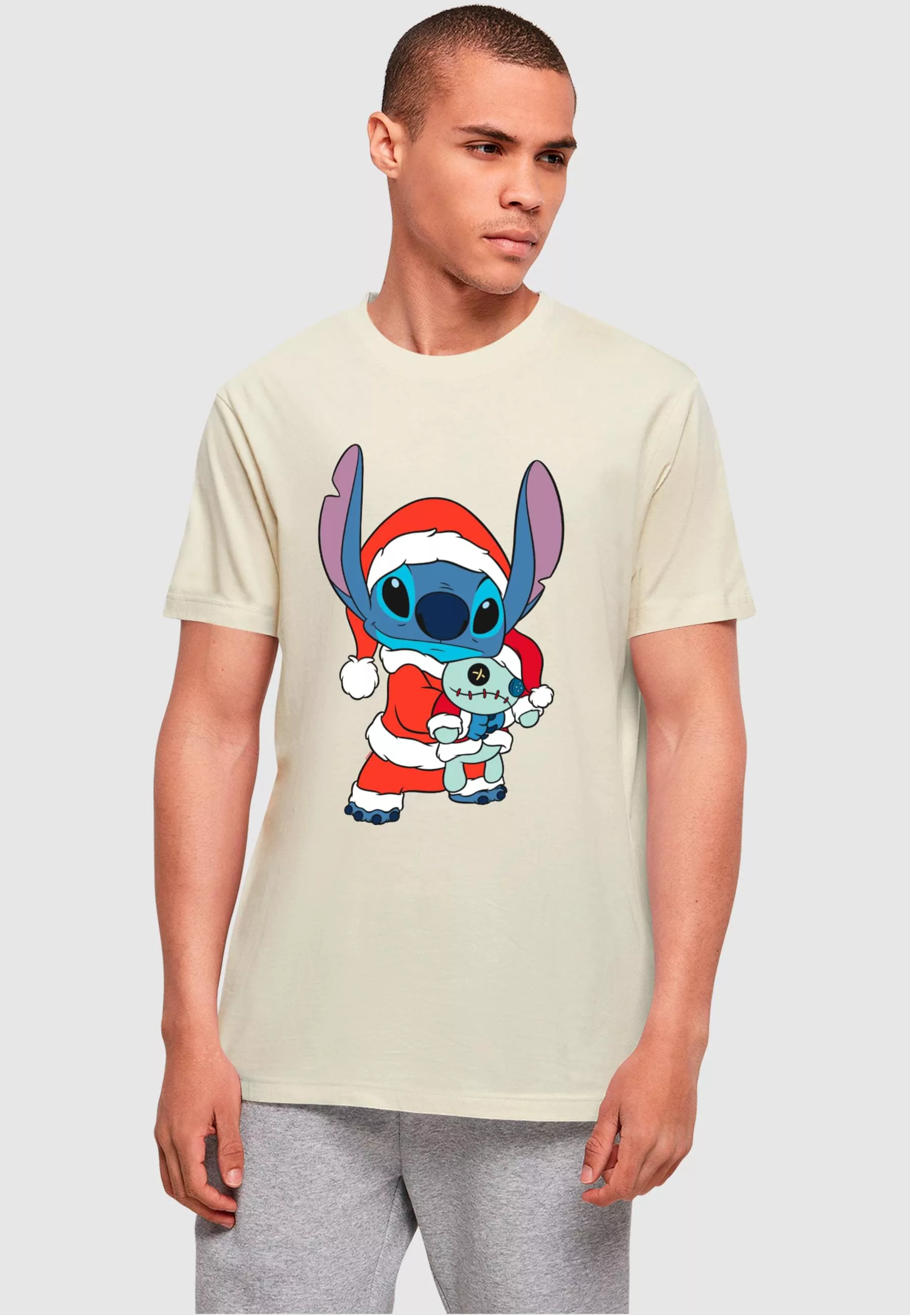 ABSOLUTE CULT T-Shirt "ABSOLUTE CULT Herren Lilo And Stitch - Christmas Bas günstig online kaufen