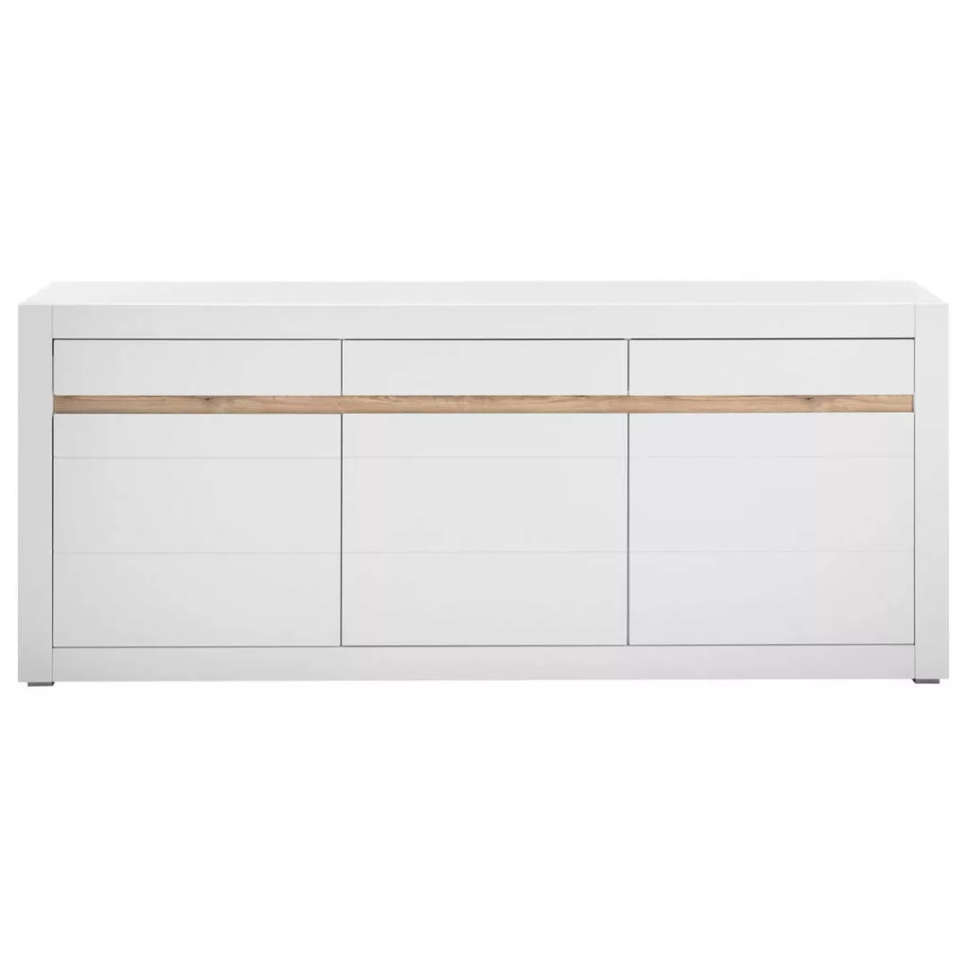 Sideboard Chester weiß matt B/H/T: ca. 217x90x42 cm günstig online kaufen