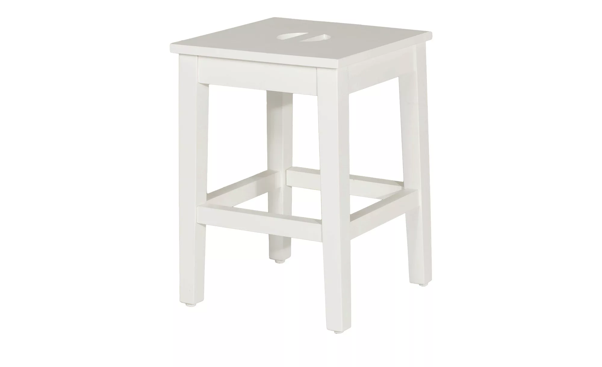 Hocker  Tarun ¦ weiß ¦ Maße (cm): B: 33 H: 47 T: 33 Polstermöbel > Hocker - günstig online kaufen